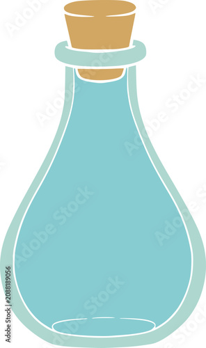 Cute Drink Bottle Graphic Illustration