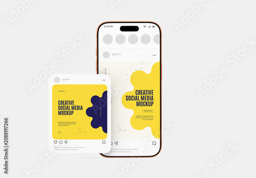 Creative Social Media Mockup