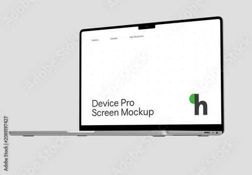 Laptop Device Screen Mockup