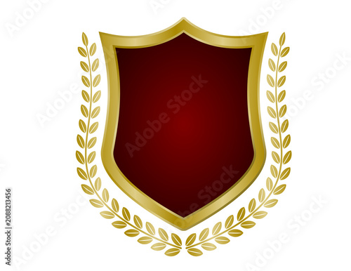 laurel wreath element for award