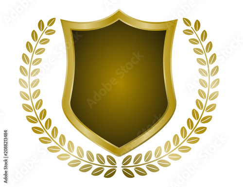 laurel wreath element for award