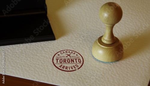 Photography Toronto arrived stamp and stamping