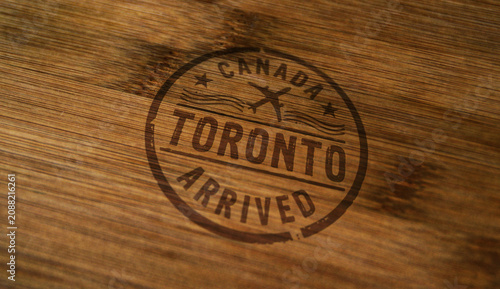 Photography Toronto arrived stamp and stamping