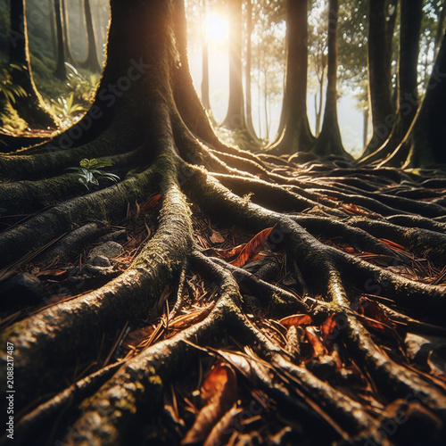 Fototapeta tree in the forest