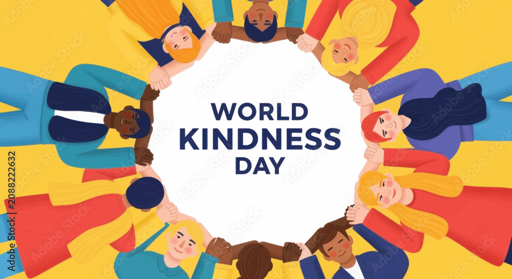 Fototapeta premium World kindness day illustration