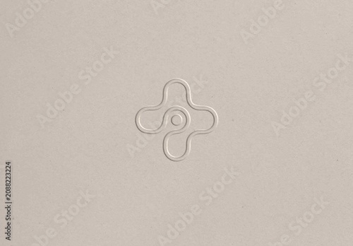 Blind Emboss Logo Mockup