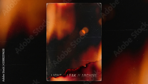Abstract Fiery Light Background with Cinematic Glow