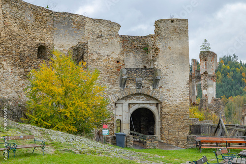 Photos Gatehouse entrance ruins of Kollmitz Castle, Raabs an der Thaya, Austria