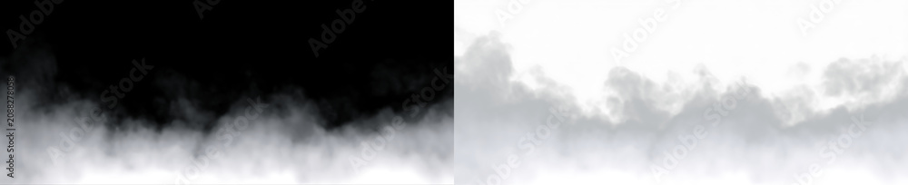 Fototapeta premium Clouds in a blank sky with subtle shapes floating in the air during daytime, suitable for backgrounds or graphic design usage