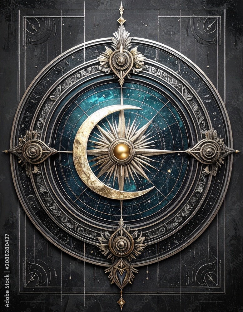 Fototapeta premium moon symbol