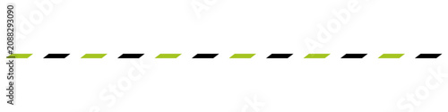 Photos Horizontal row of alternating lime green and black parallelogram shapes, isolate