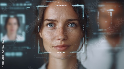 HR specialist using artificial intelligence tools to streamline candidate screening, analyze applicant information, and improve hiring efficiency with intelligent recruitment solutions.