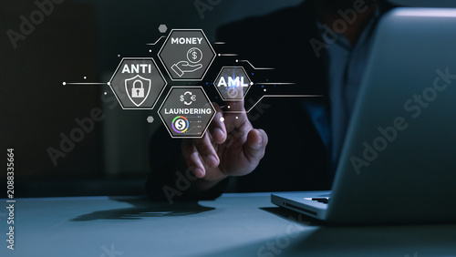 Cuadro en lienzo aml compliance security finance banking regulation