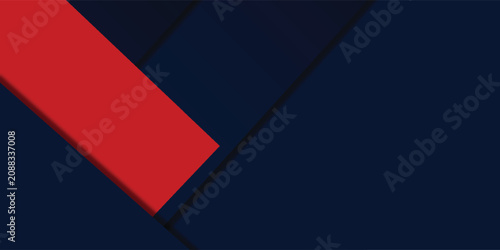 Fotografie latar belakang biru gelap 3d abstrak dengan kombinasi warna merah yang tumpang t