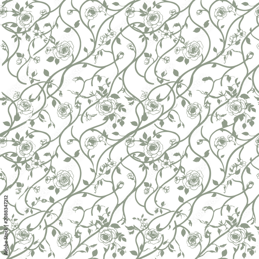 Fototapeta premium Elegant green geometric pattern design