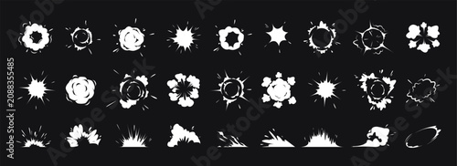 Photos Comic explosive effect