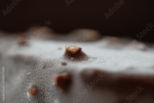 Frozen chocolate almond ice cream bar macro
