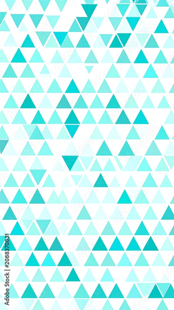 Teal Triangle Pattern.
