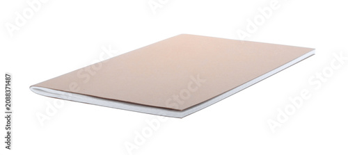 notebook isolated on white background.