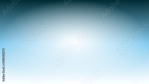 Soft blue seamless gradient pattern with light center on white background  