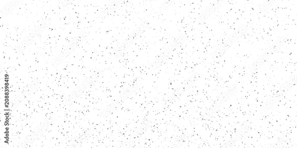 Naklejka premium Abstract speckle background with scattered grey dots and white textured surface