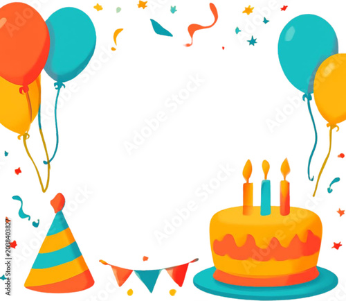 birthday cake with candles