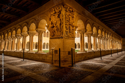 Bild auf Leinwand views of the Monastery of Santo Domingo de Silos. Burgos. Spain.