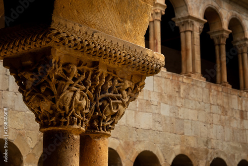 views of the Monastery of Santo Domingo de Silos. Burgos. Spain.