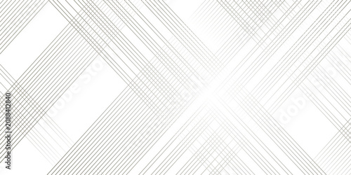 Tableau sur toile Vector dynamic oblique gray line fabric textile gradient pattern Transparent striped texture