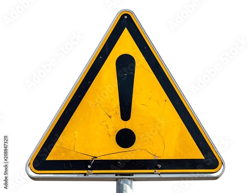 Warning sign.