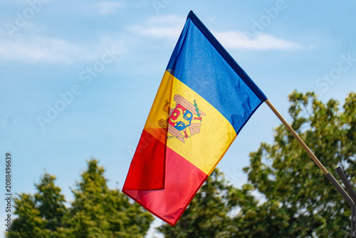 National state flag of Moldova