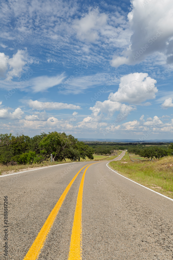 Fototapeta premium Texas rural road 