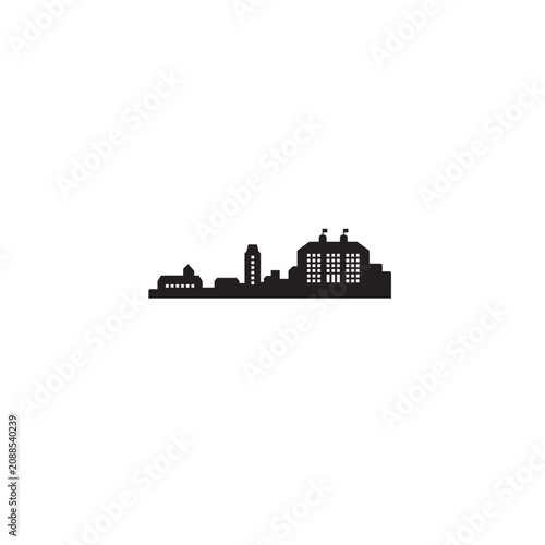 University of Kansas Skyline logo or icon design