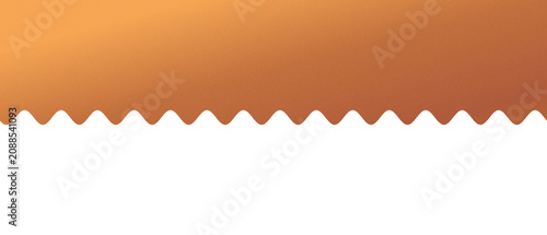 Fotografía Orange gradient texture with zigzag edge for design projects