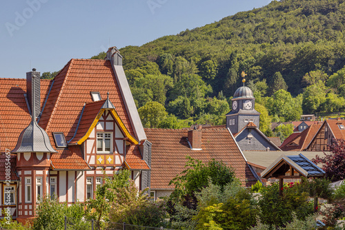 Tableau sur toile An der deutschen Fachwerkstrasse - Bleicherode