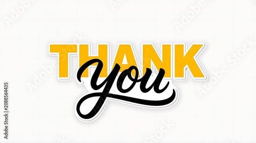 Thank you message, gratitude text, colorful typography, appreciation phrase