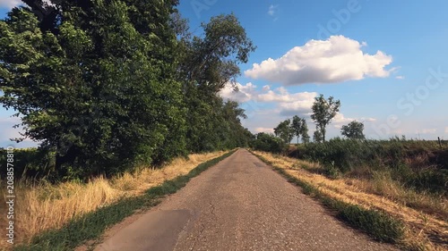 Driving On A Countryside Road POV