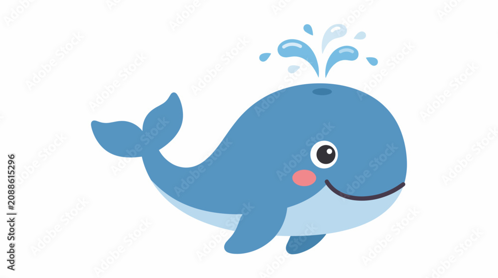 Naklejka premium whale icon vector