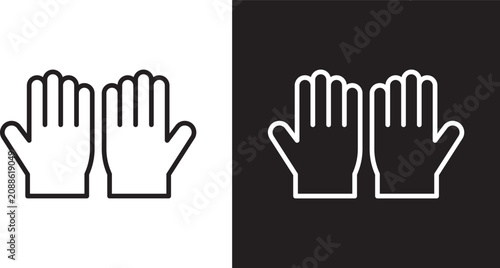 Fotografie Gloves icon
