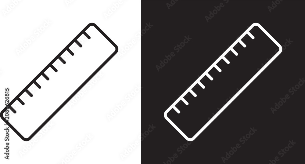 Fototapeta premium Ruler icon