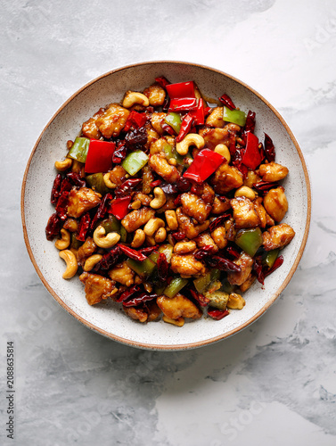Ma po tofu chinese food in a bowl or plate image