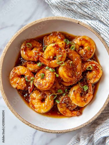 Ma po tofu chinese food in a bowl or plate image