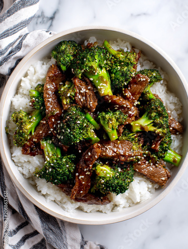 Ma po tofu chinese food in a bowl or plate image