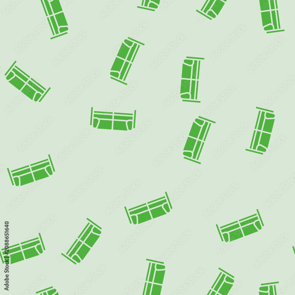 Fototapeta premium outdoor sofa outdoor furniture vector glyph seamless pattern outdoor sofa outdoor furniture sign illustration