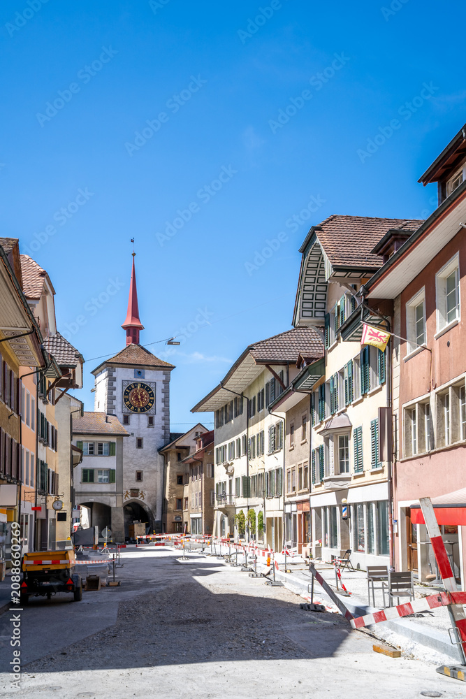 Fototapeta premium Altstadt, Mellingen, Schweiz