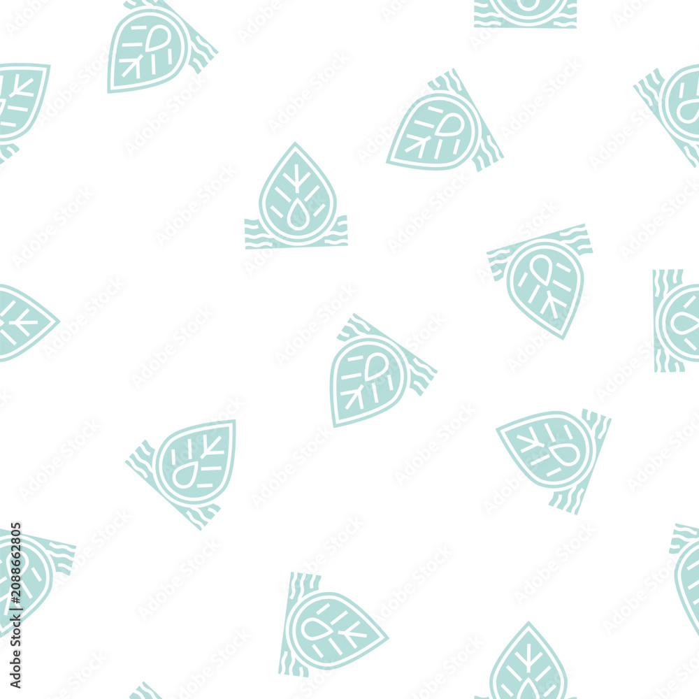 Obraz premium quality of waste water and surrounding water vector glyph seamless pattern quality of waste water and surrounding water sign illustration