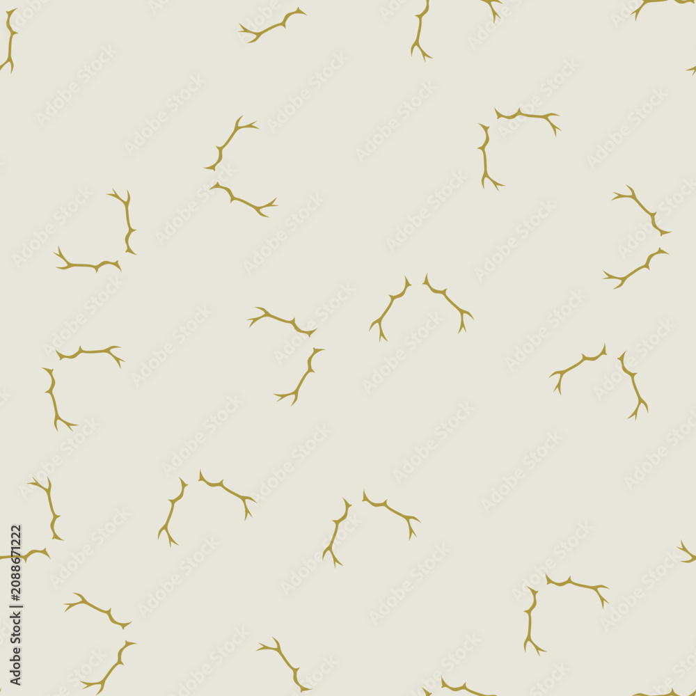 Fototapeta premium deer wildlife animal vector glyph seamless pattern deer wildlife animal sign illustration