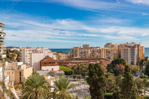 Cuadro en lienzo MALAGA, SPAIN - DECEMBER 20, 2025: La Malagueta bullring in Plaza de Toros