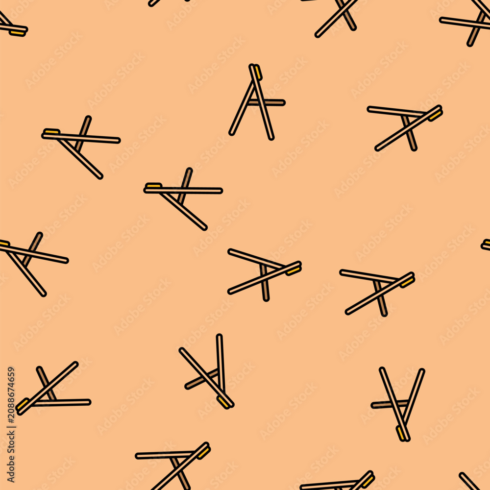 Fototapeta premium umbrella stand outdoor furniture vector seamless pattern umbrella stand outdoor furniture sign illustration
