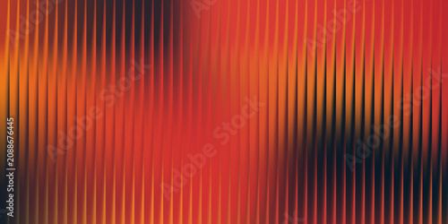 Fotografía Abstract background with vertical ribbed texture and bold gradient colors from bright red to dark black